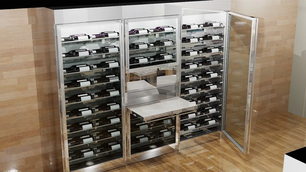 yatlar için şarap dolabı